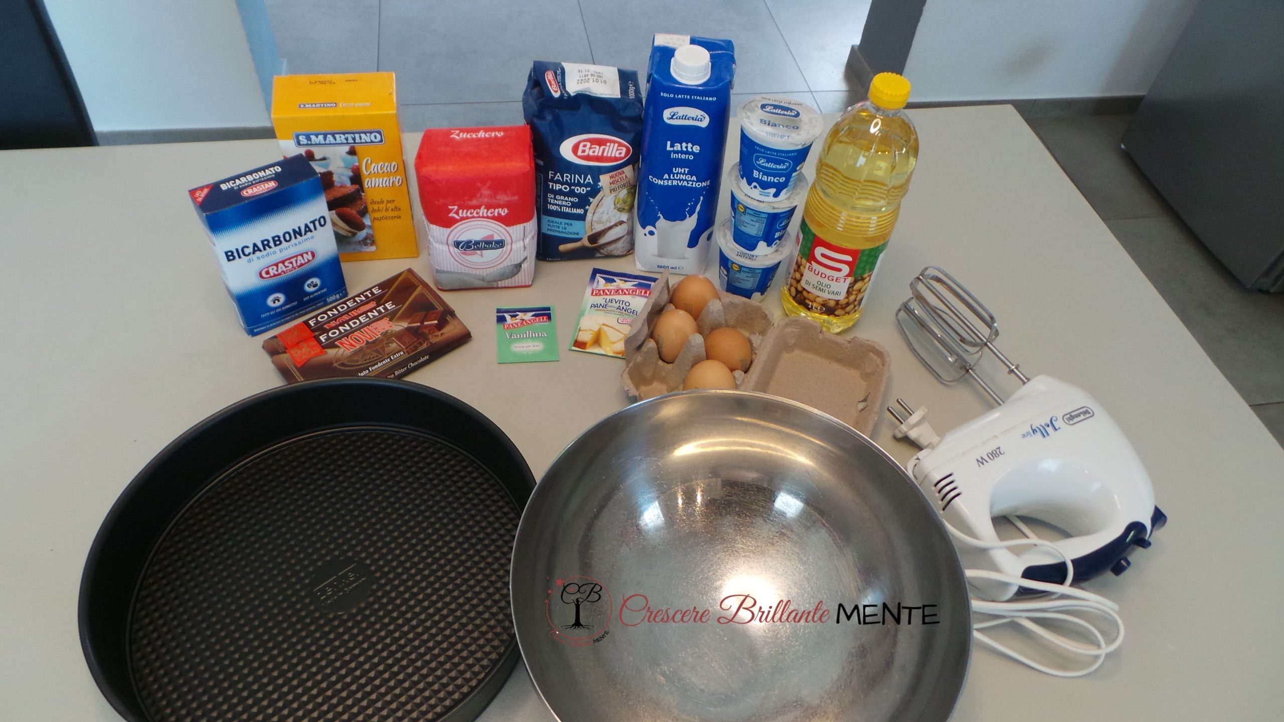 ingredienti torta cioccolatosa